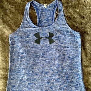 Under Armour blue workout tank top